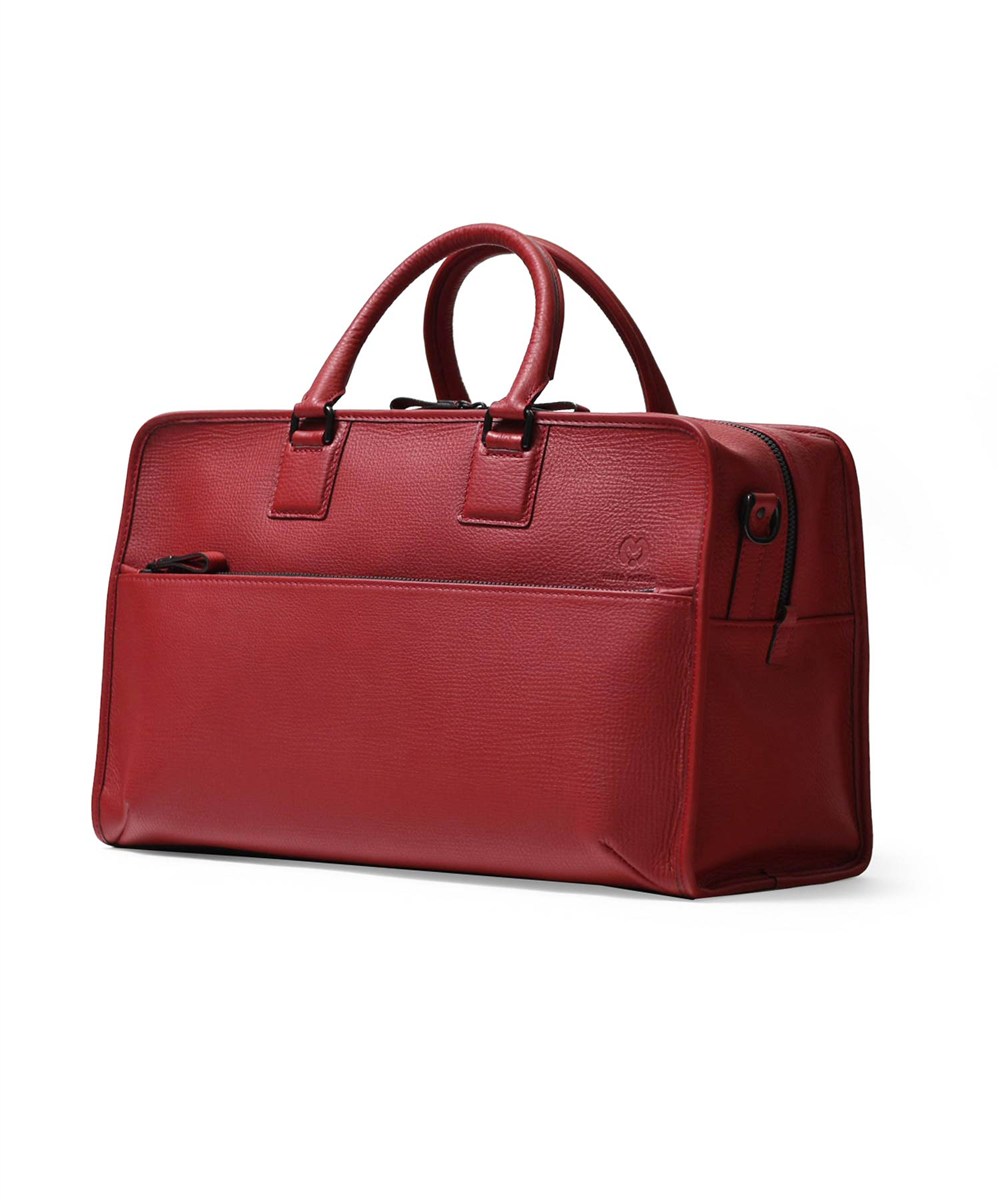 ミラ・ショーン バル レザーボストンバッグ 45cm