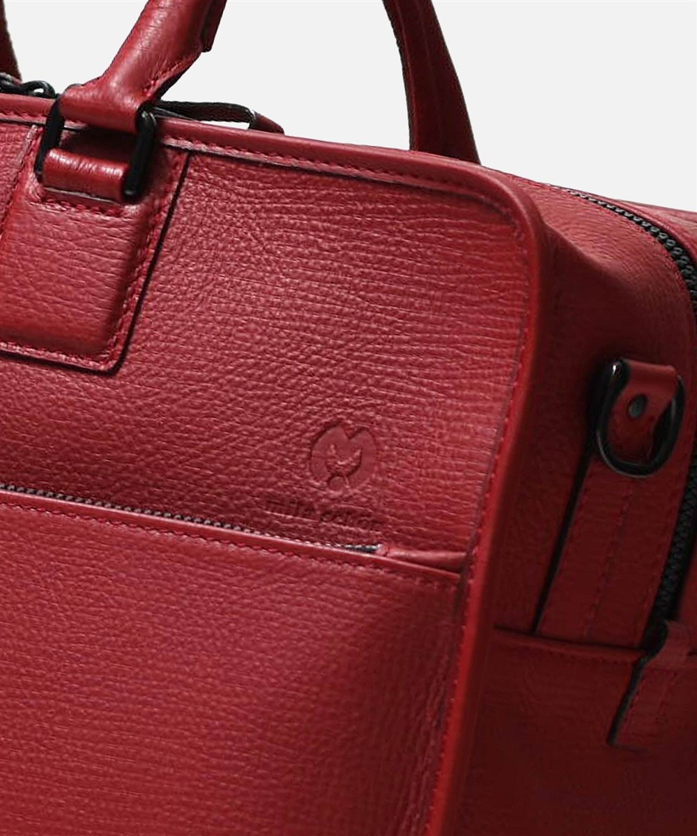 ミラ・ショーン バル レザーボストンバッグ 45cm