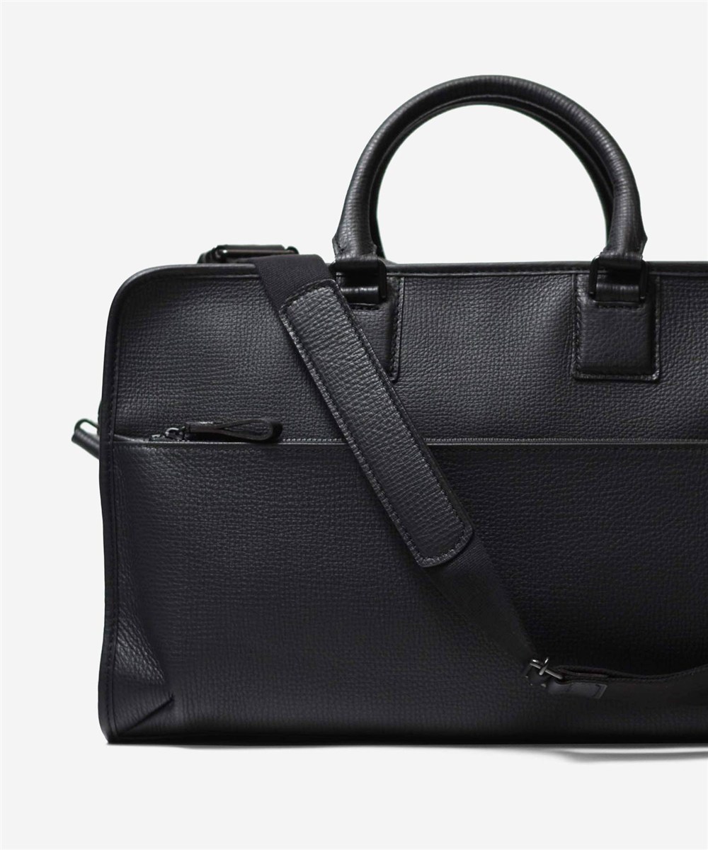 ミラ・ショーン バル レザーボストンバッグ 45cm