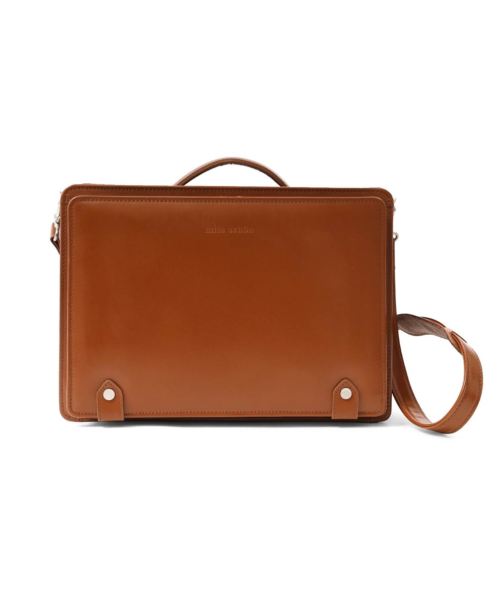 ミラ・ショーン ニュートレノ レザーショルダーバッグ B5ジャスト