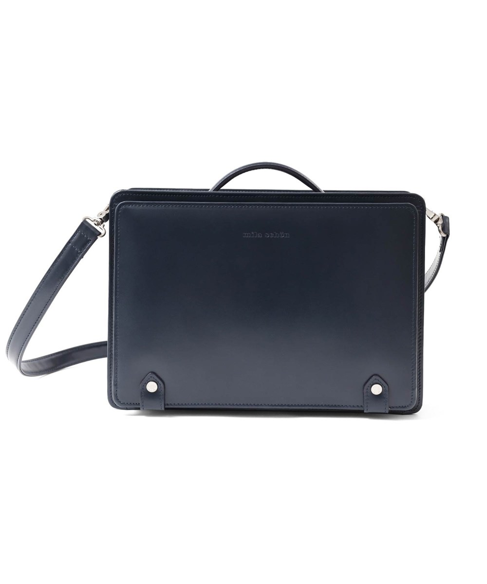 ミラ・ショーン ニュートレノ レザーショルダーバッグ B5ジャスト