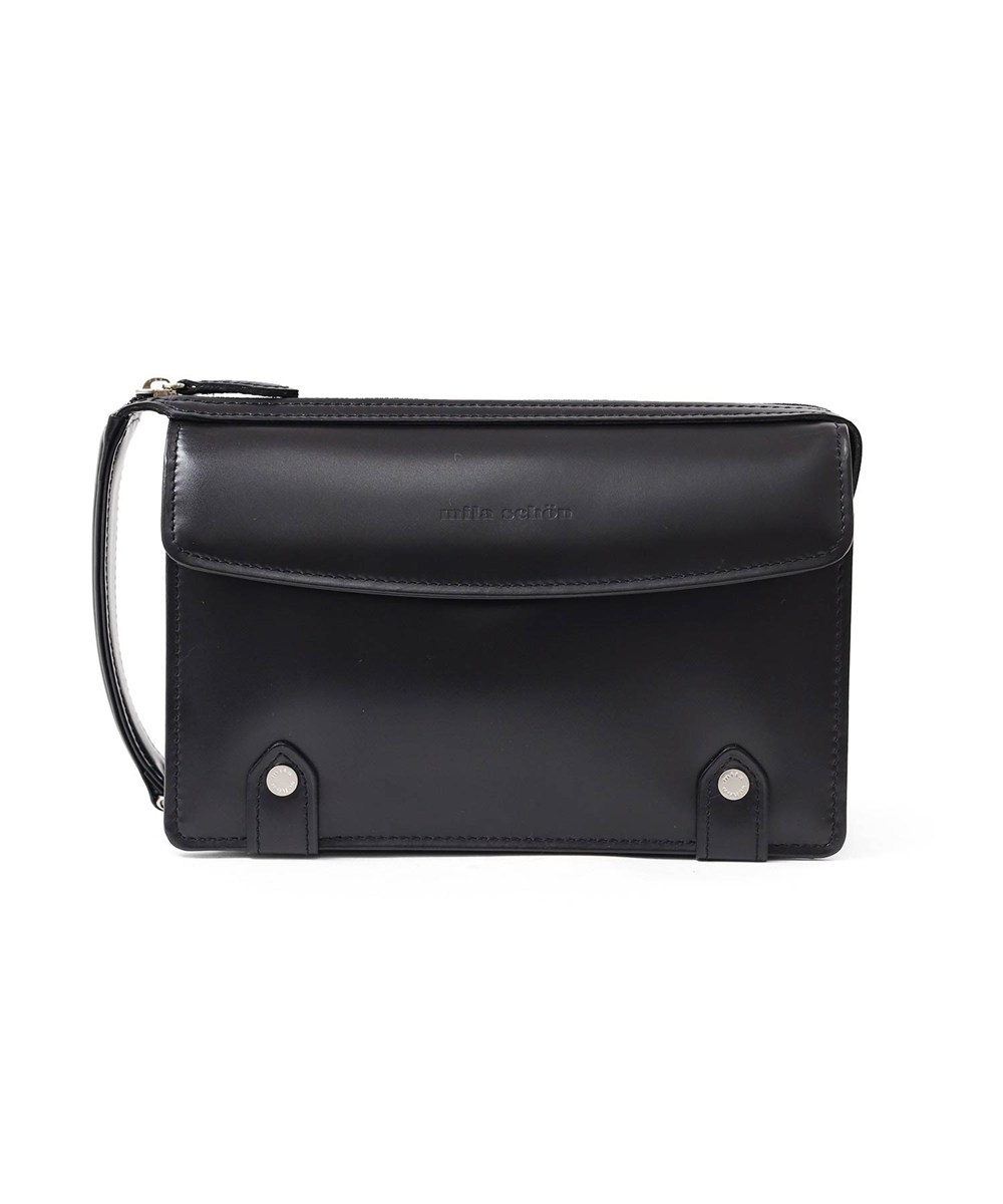 ミラ・ショーン ニュートレノ レザーセカンドバッグ 22cm