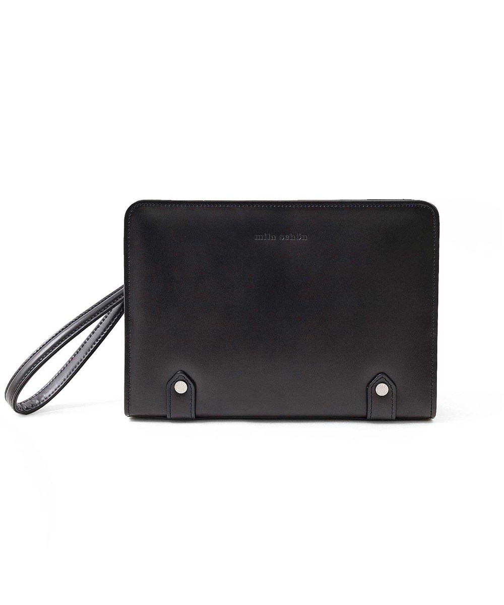 ミラ・ショーン ニュートレノ レザーセカンドバッグ 25cm