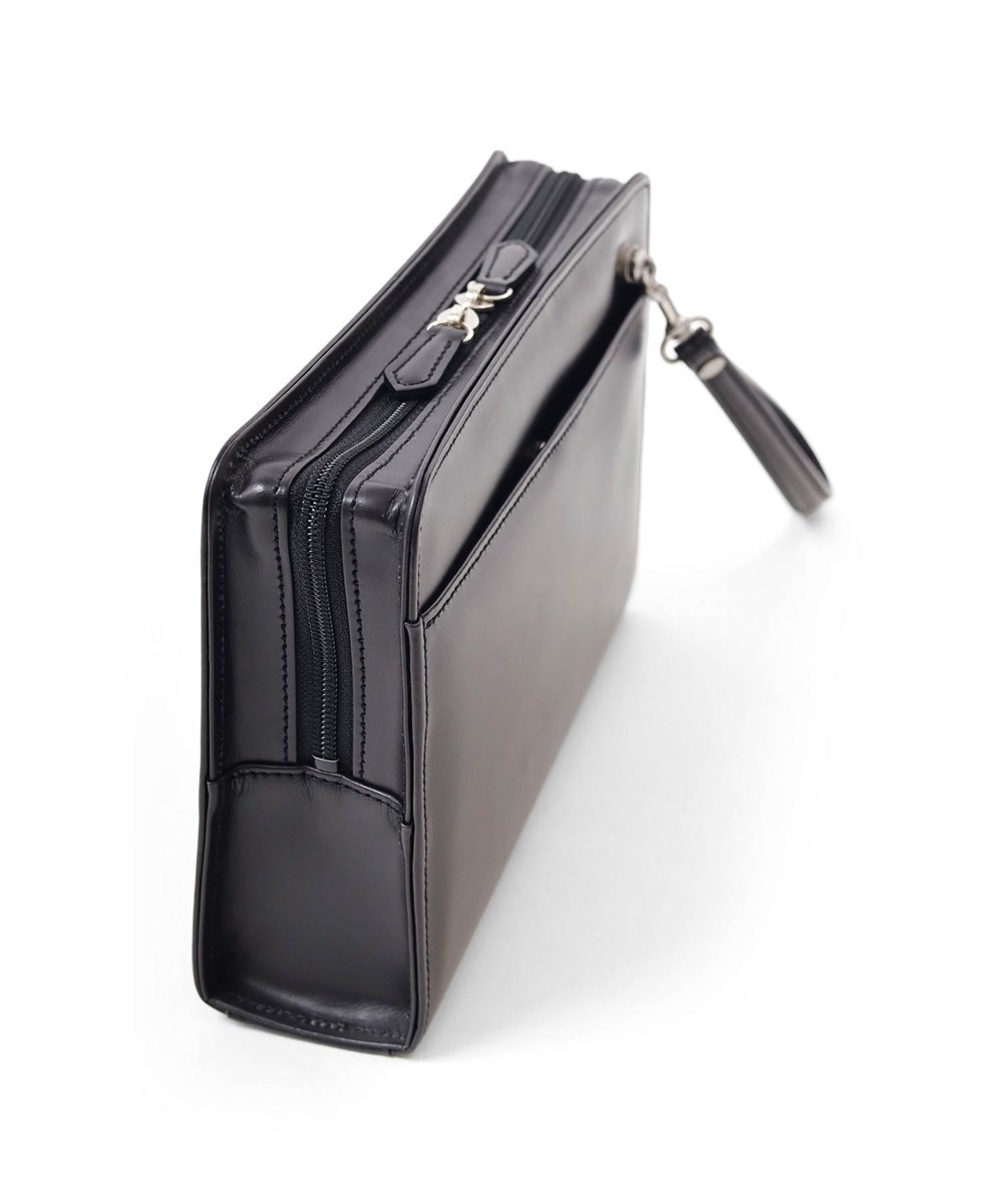 ミラ・ショーン ニュートレノ レザーセカンドバッグ 25cm