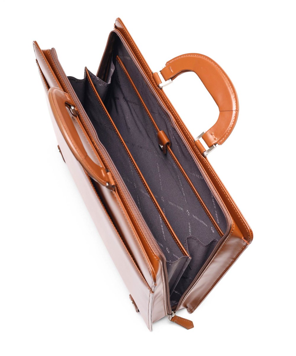 ミラ・ショーン ニュートレノ レザービジネスバッグ A4ジャスト