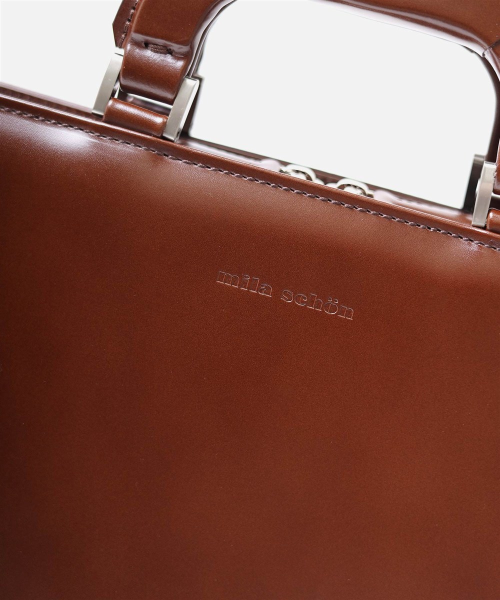 ミラ・ショーン ニュートレノ レザービジネスバッグ A4ジャスト