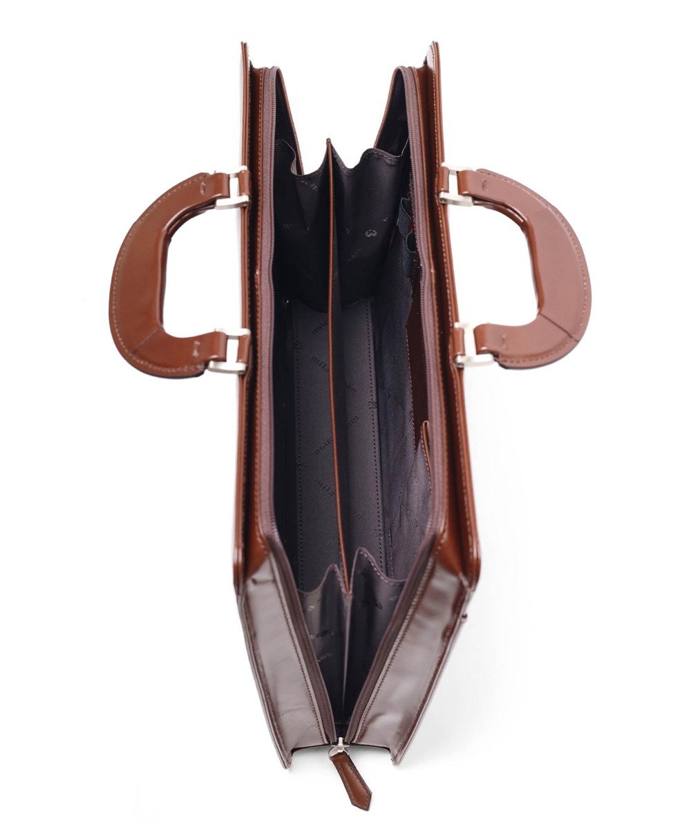 ミラ・ショーン ニュートレノ レザービジネスバッグ A4ジャスト