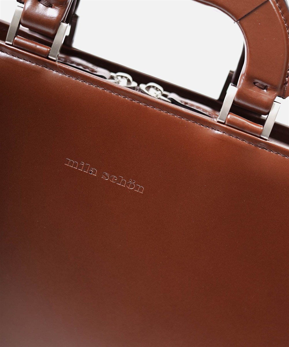 ミラ・ショーン ニュートレノ レザービジネスバッグ A4