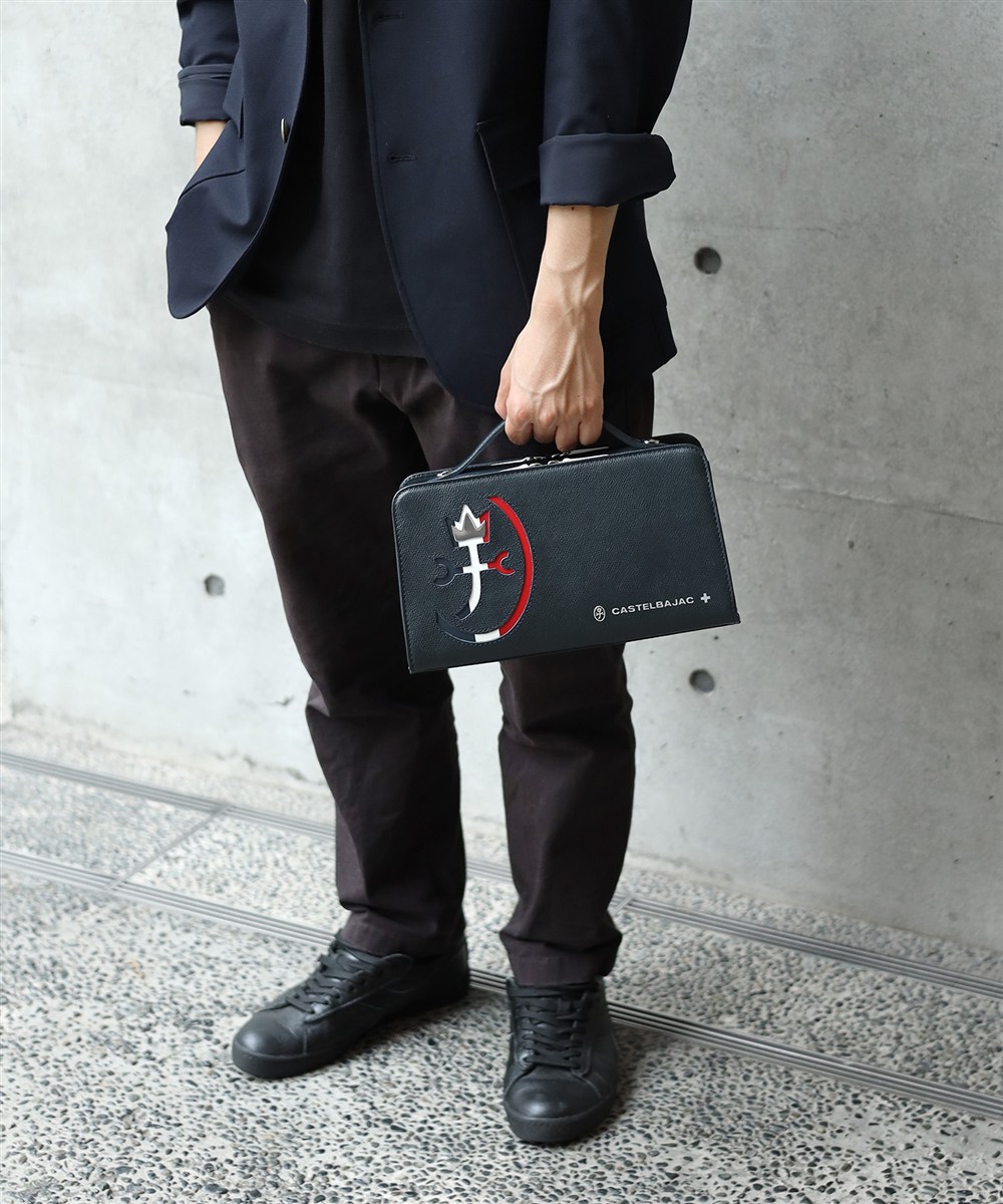 カステルバジャック カルネ レザーメンズバッグ
