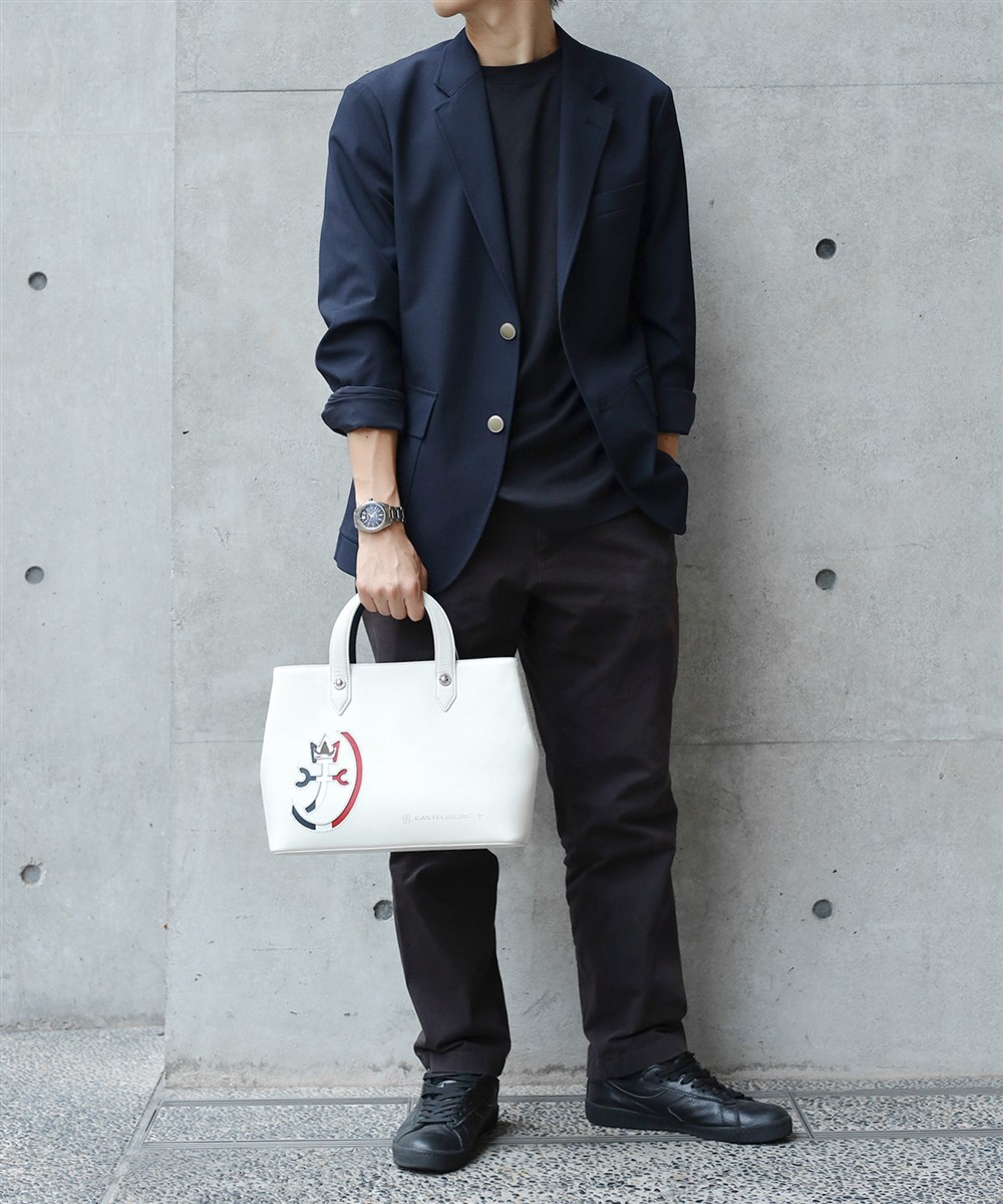 カステルバジャック カルネ レザードライビングトートバッグ