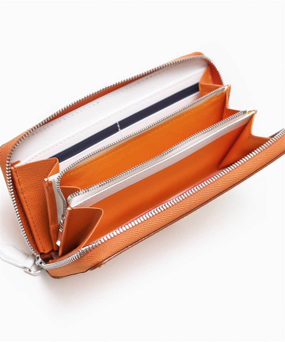 カステルバジャック カルネ小物 ラウンドファスナー長財布 カード段18