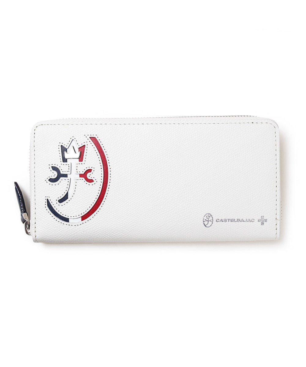 カステルバジャック カルネ小物 ラウンドファスナー長財布 カード段18