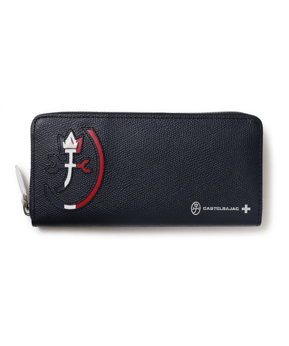 カステルバジャック カルネ小物 ラウンドファスナー長財布 カード段18