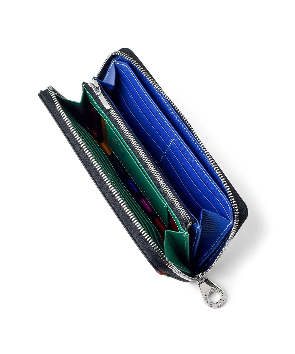 カステルバジャック ソート ラウンドファスナー長財布 カード段13