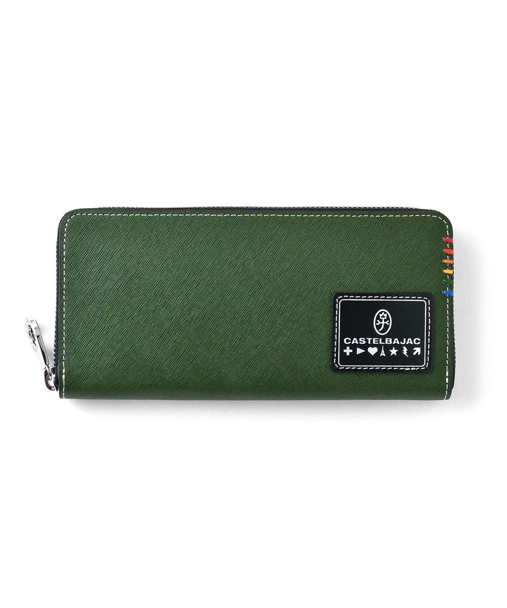 カステルバジャック ソート ラウンドファスナー長財布 カード段13
