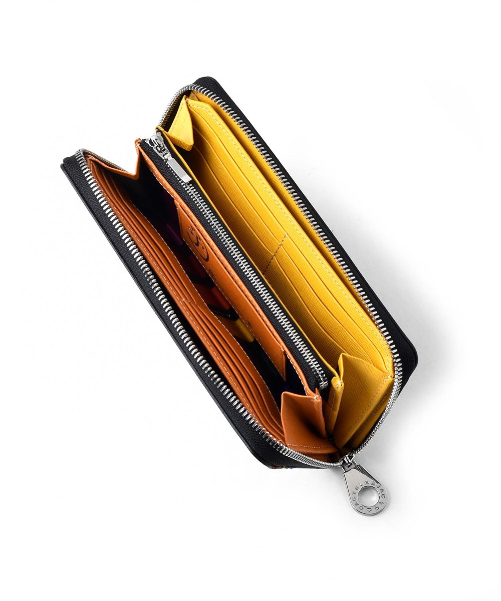 カステルバジャック ソート ラウンドファスナー長財布 カード段13