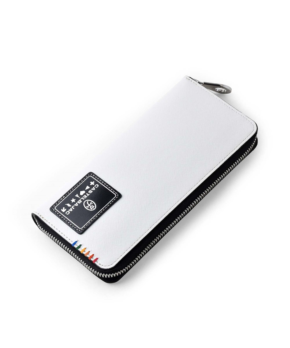 カステルバジャック ソート ラウンドファスナー長財布 カード段13