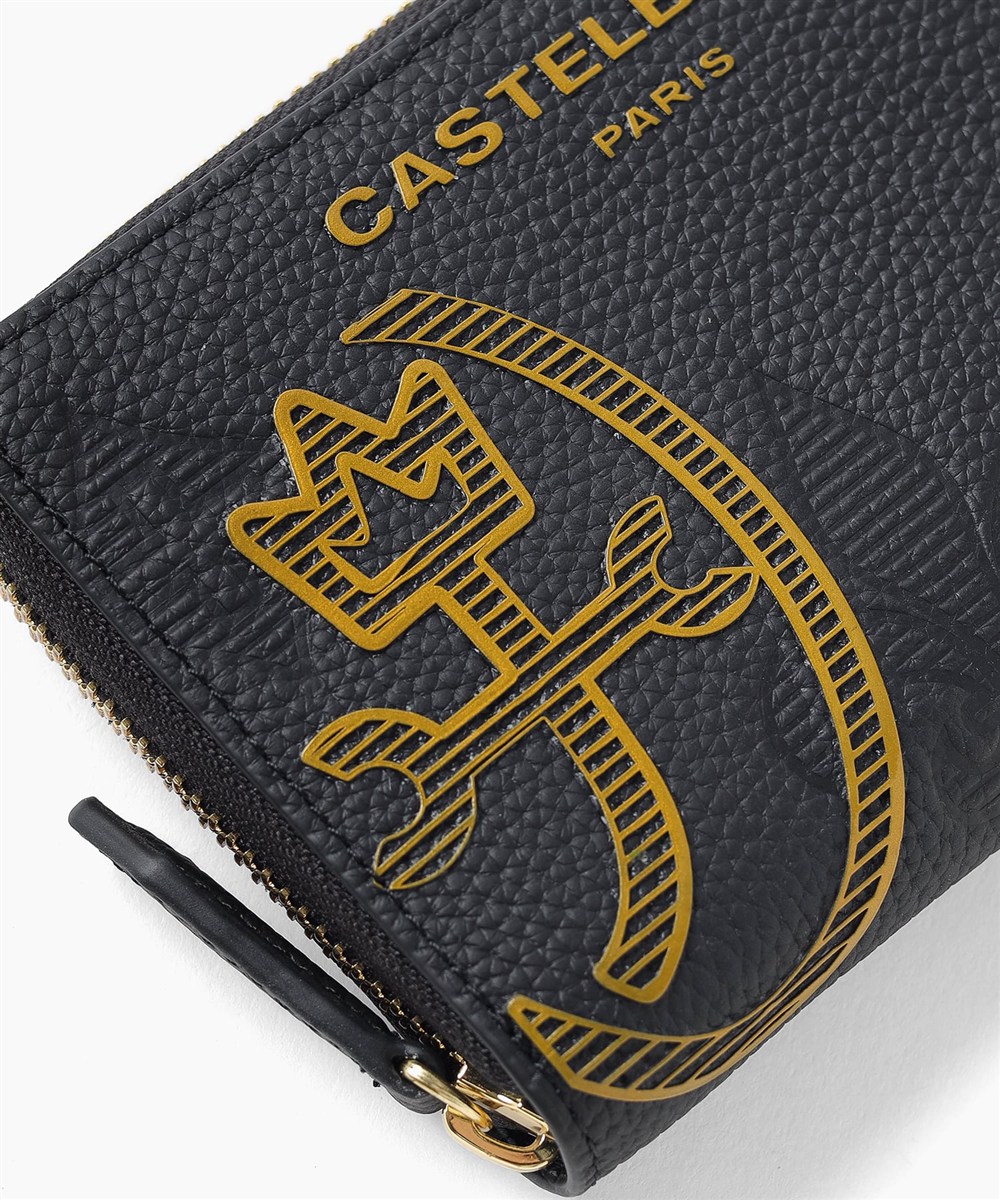 カステルバジャック カヌレ セミ長財布 中ベラ付き カード段6