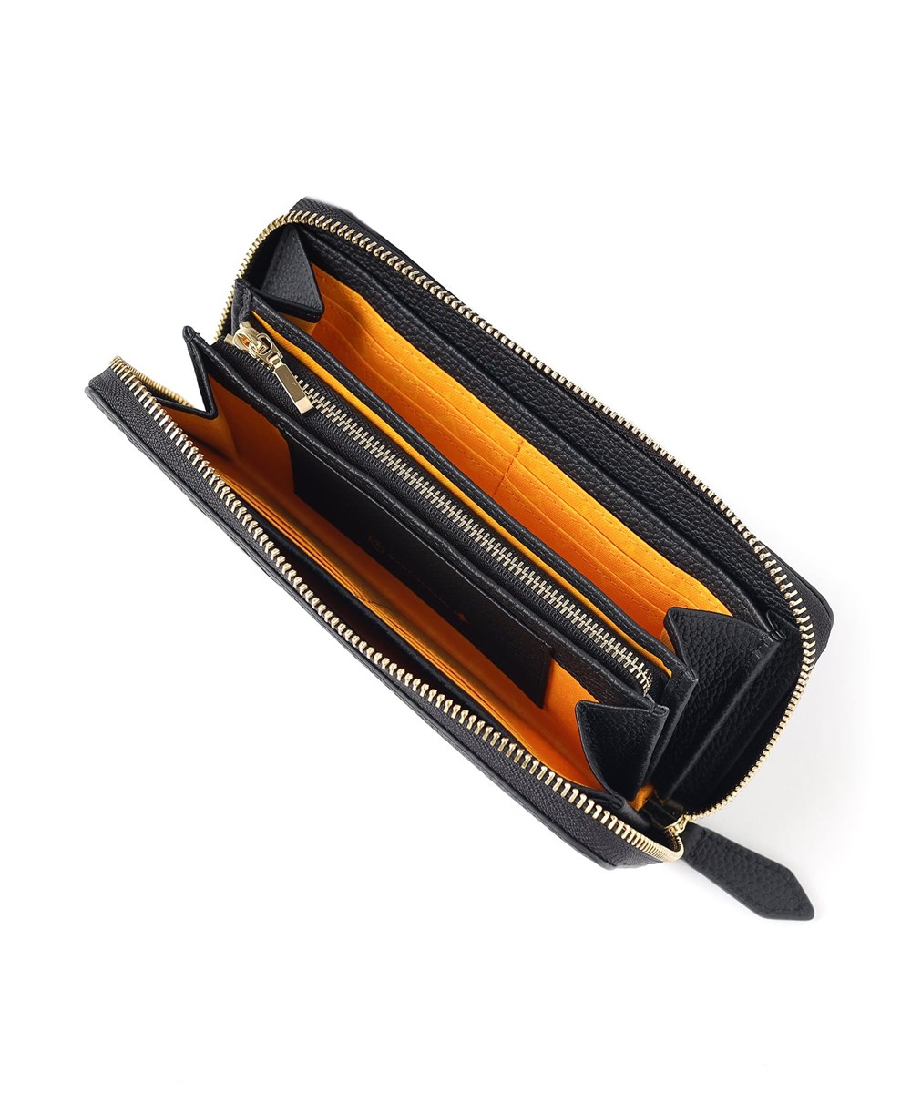 カステルバジャック カヌレ ラウンドファスナー長財布 カード段13