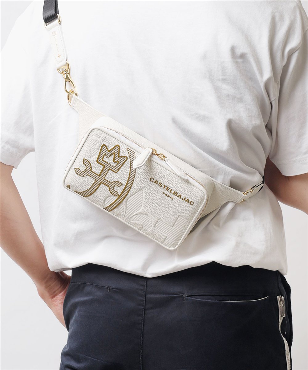 カステルバジャック カヌレ ワンショルダーバッグ ヨコ型