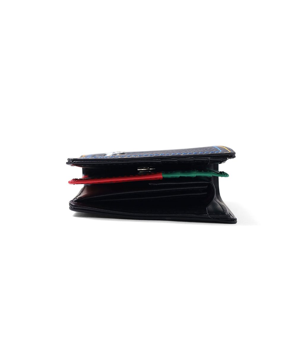 カステルバジャック スレッド 二つ折り財布 カード段12
