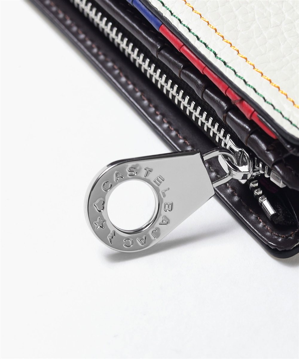 カステルバジャック スレッド セミ長財布 カード段10