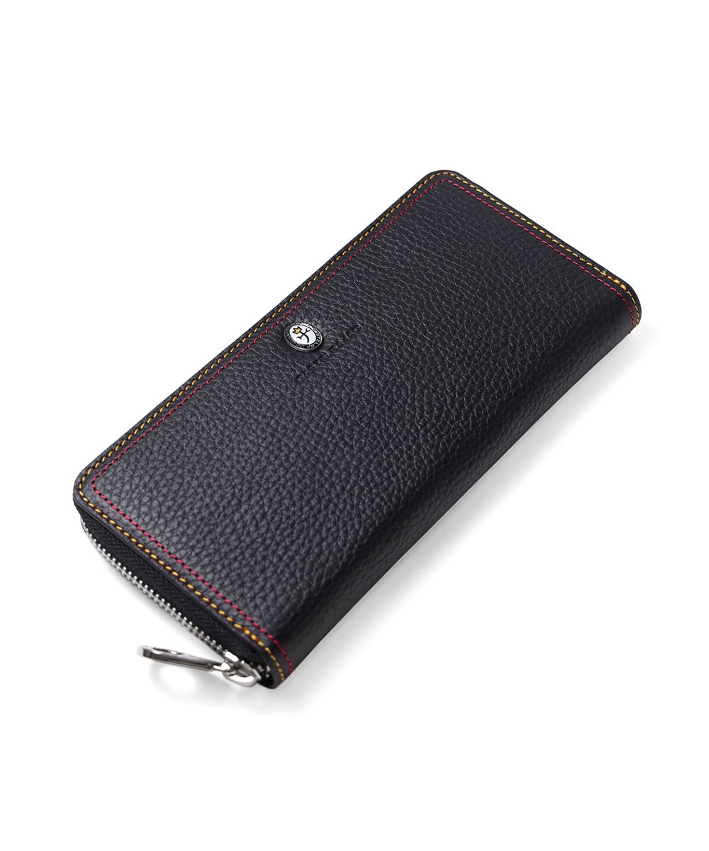 カステルバジャック スレッド ラウンドファスナー長財布 カード段18