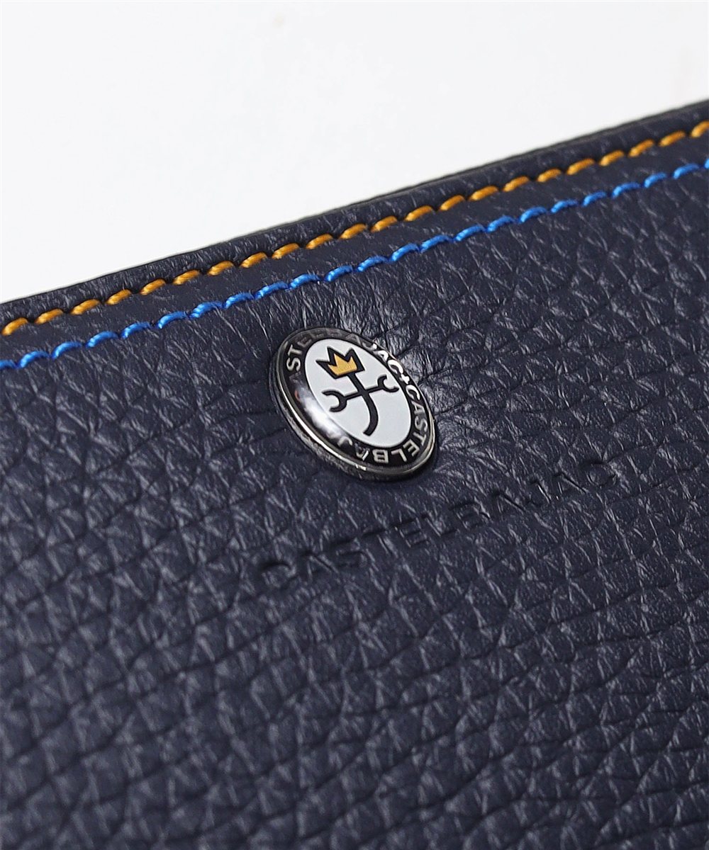 カステルバジャック スレッド ラウンドファスナー長財布 カード段18