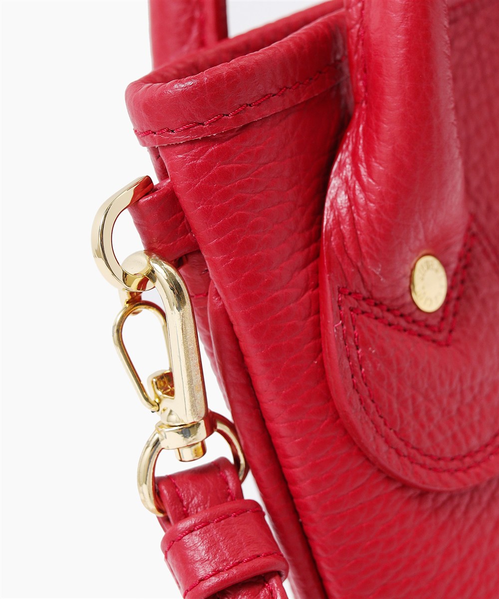 シルバーレイククラブ カールトン レザーミニショルダーバッグ