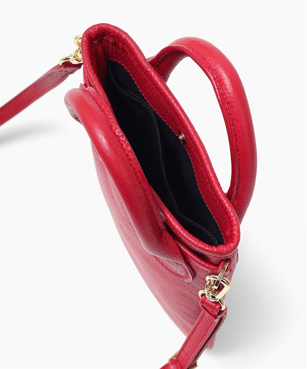 シルバーレイククラブ カールトン レザーミニショルダーバッグ