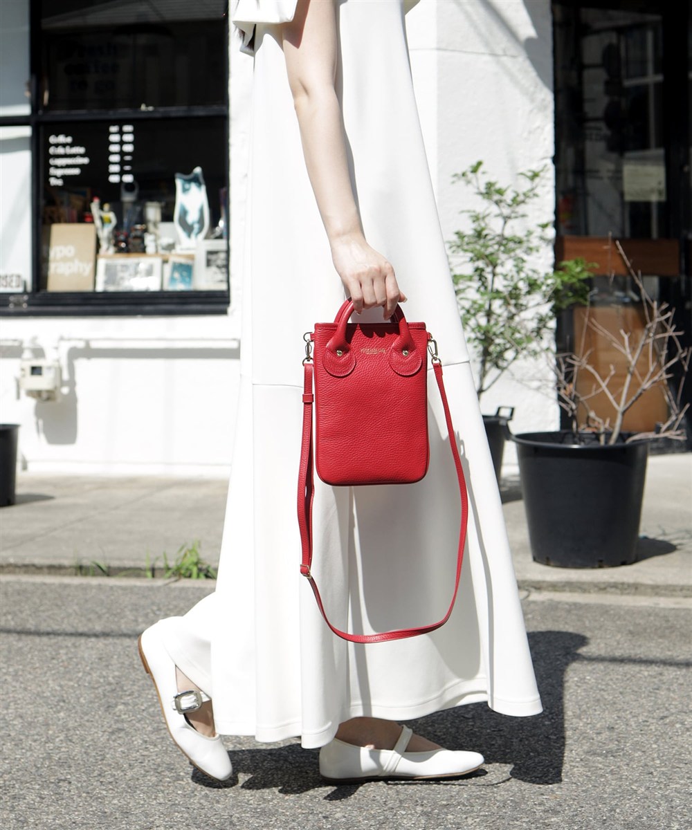 シルバーレイククラブ カールトン レザーミニショルダーバッグ