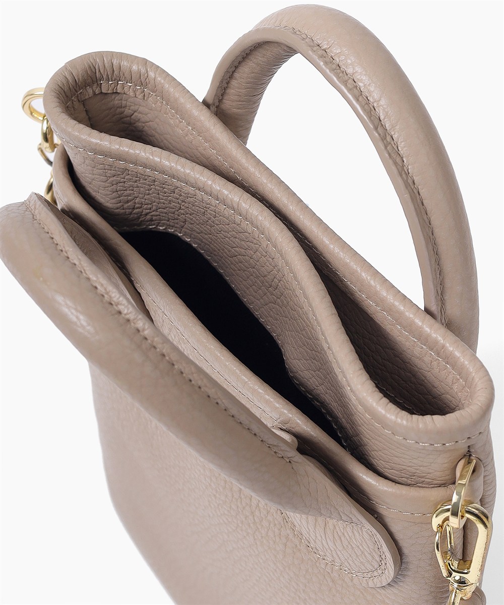 シルバーレイククラブ カールトン レザーミニショルダーバッグ