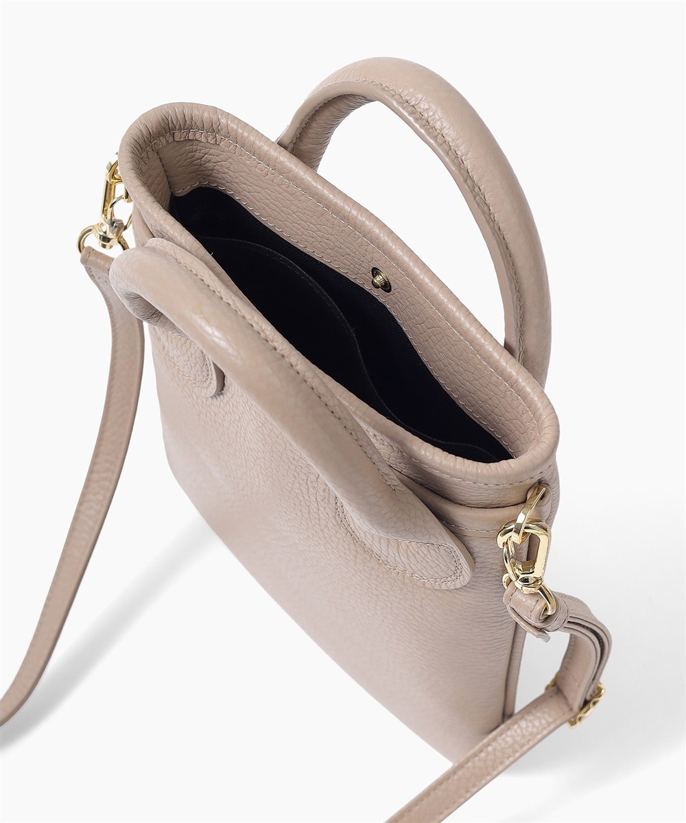 シルバーレイククラブ カールトン レザーミニショルダーバッグ