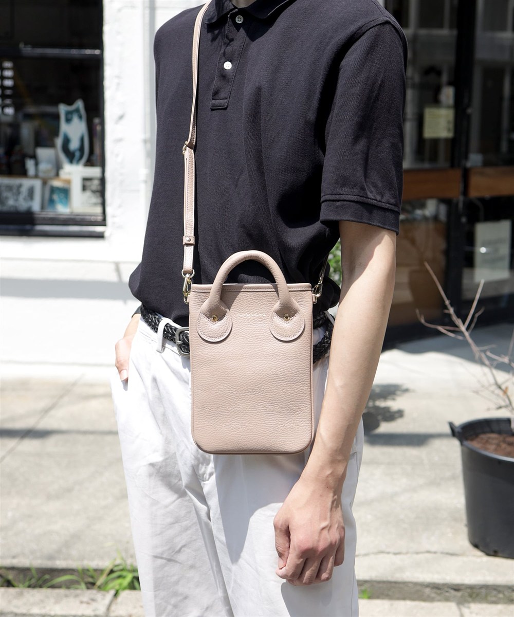 シルバーレイククラブ カールトン レザーミニショルダーバッグ