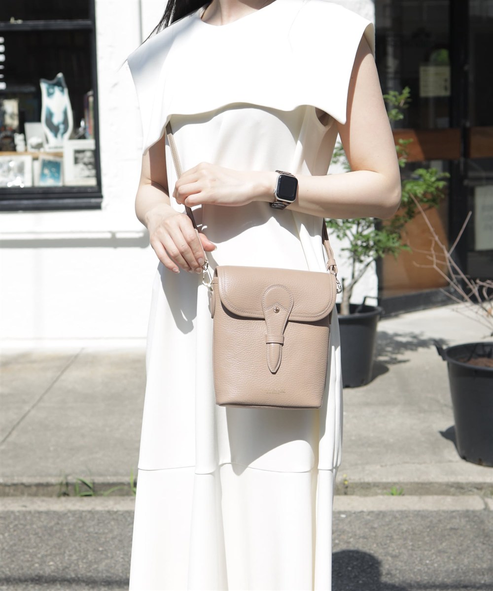 シルバーレイククラブ カールトン レザーミニショルダーバッグ