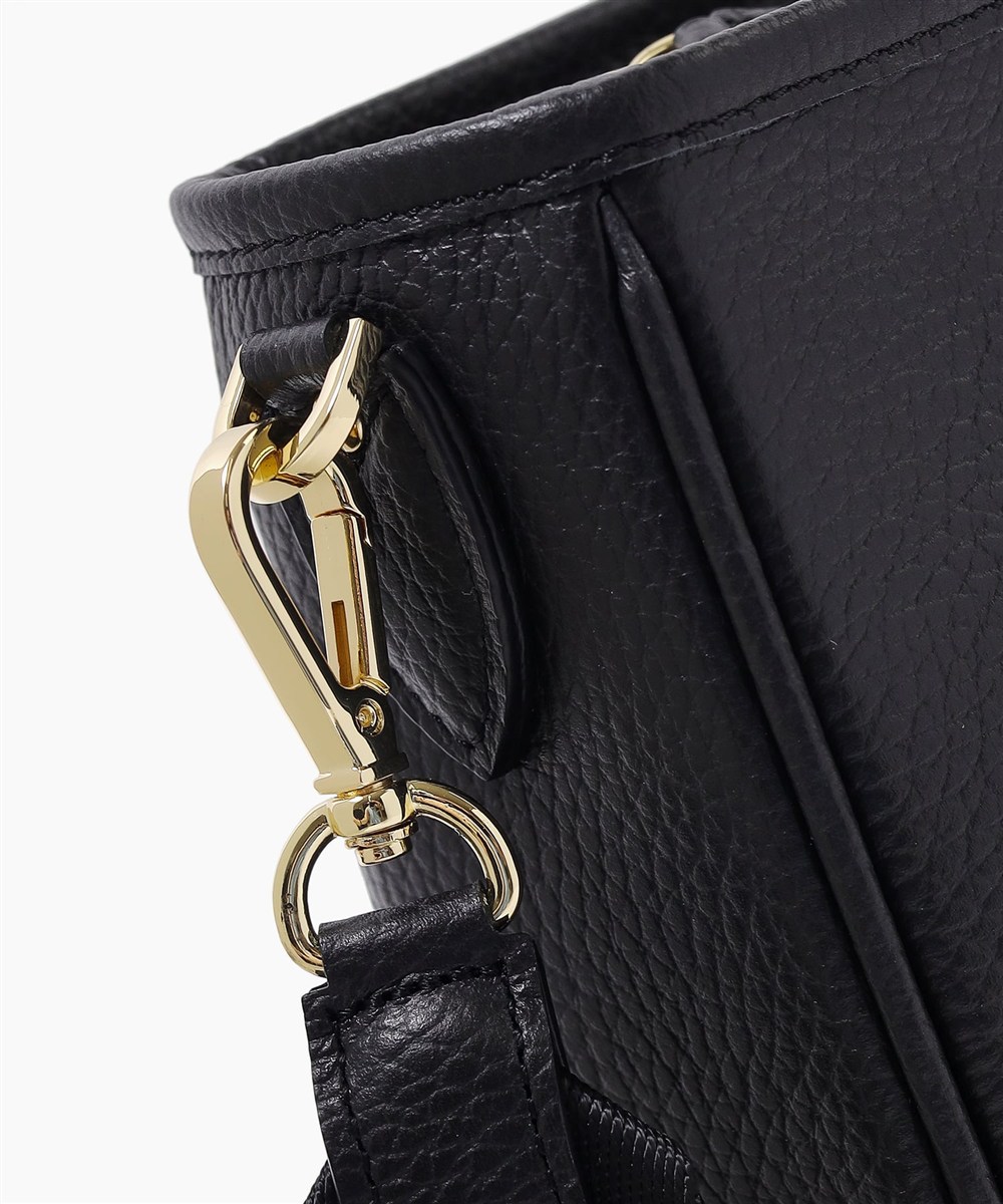 シルバーレイククラブ カールトン レザーショルダーバッグ