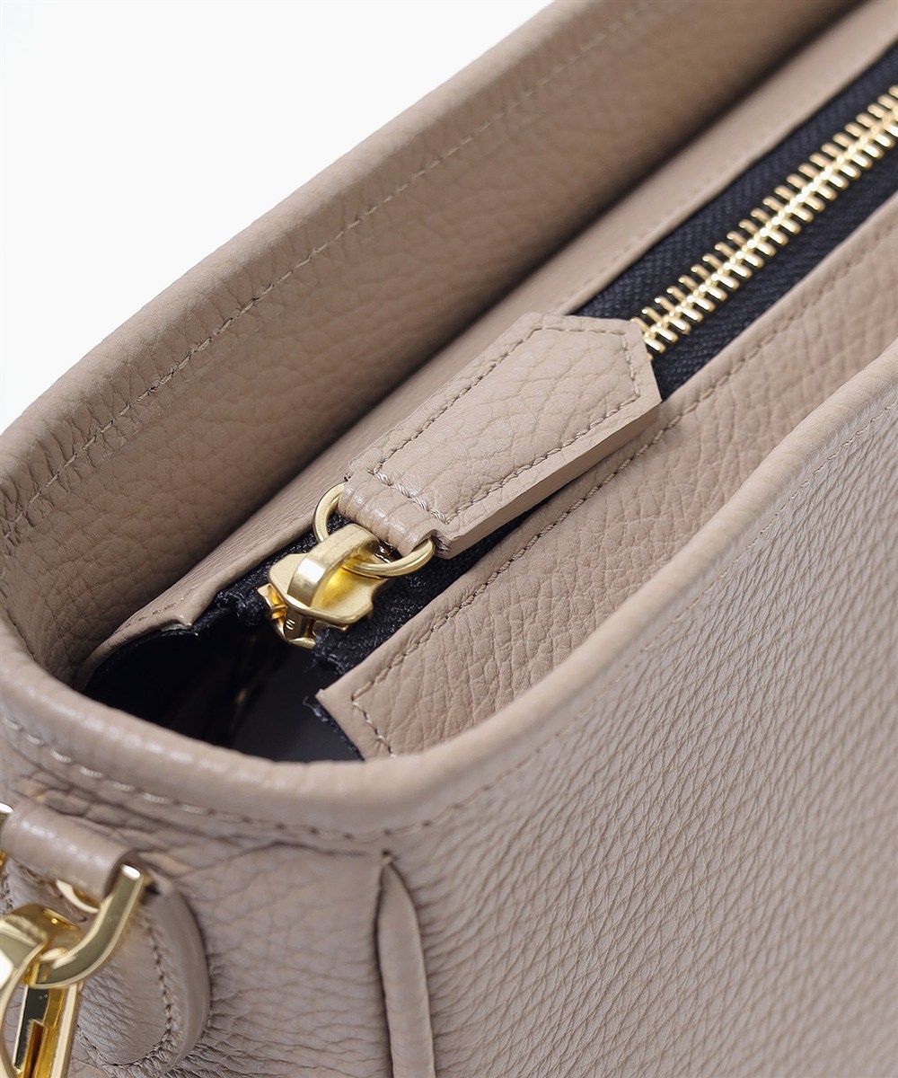 シルバーレイククラブ カールトン レザーショルダーバッグ