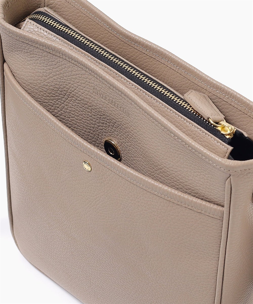 シルバーレイククラブ カールトン レザーショルダーバッグ