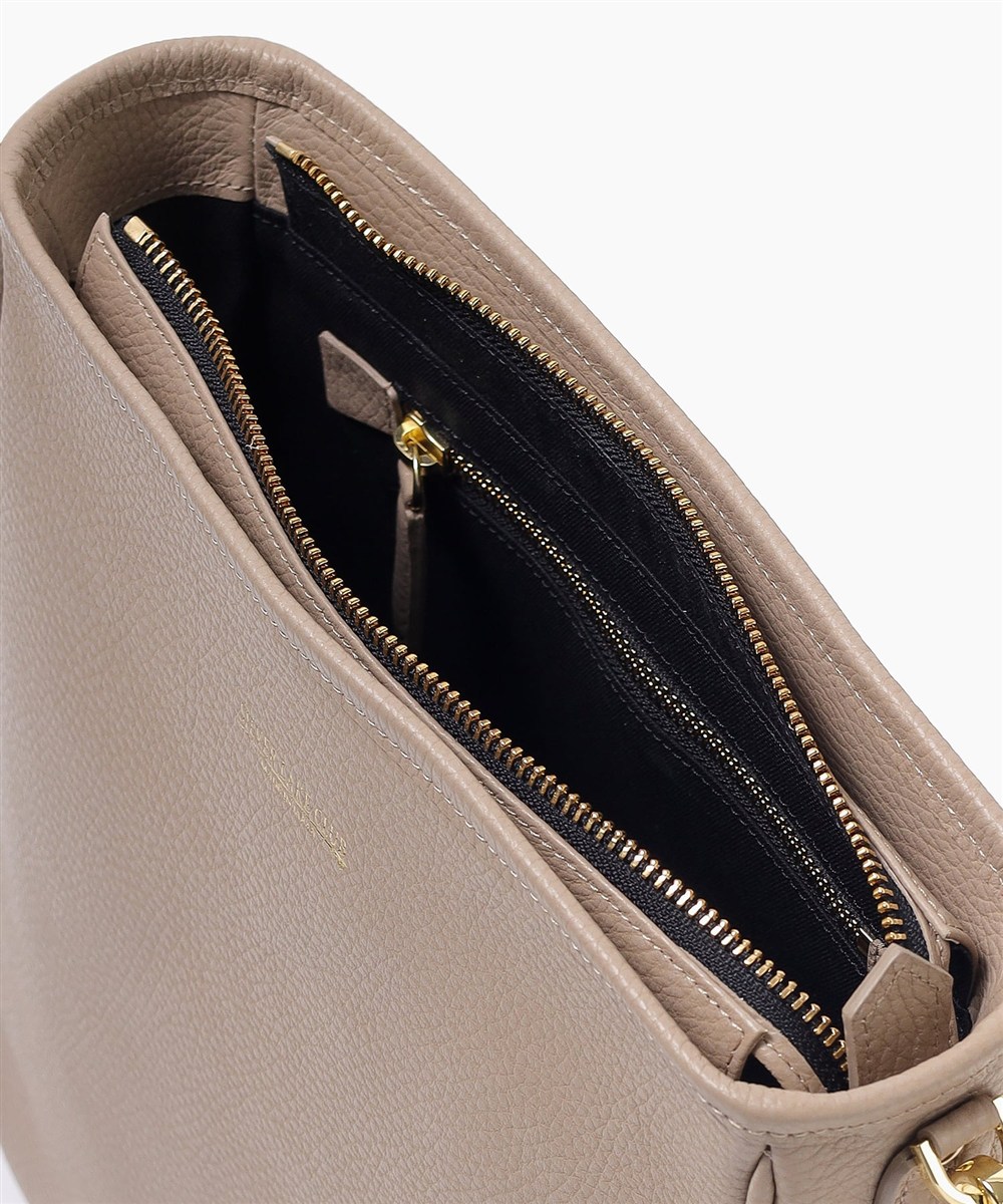 シルバーレイククラブ カールトン レザーショルダーバッグ