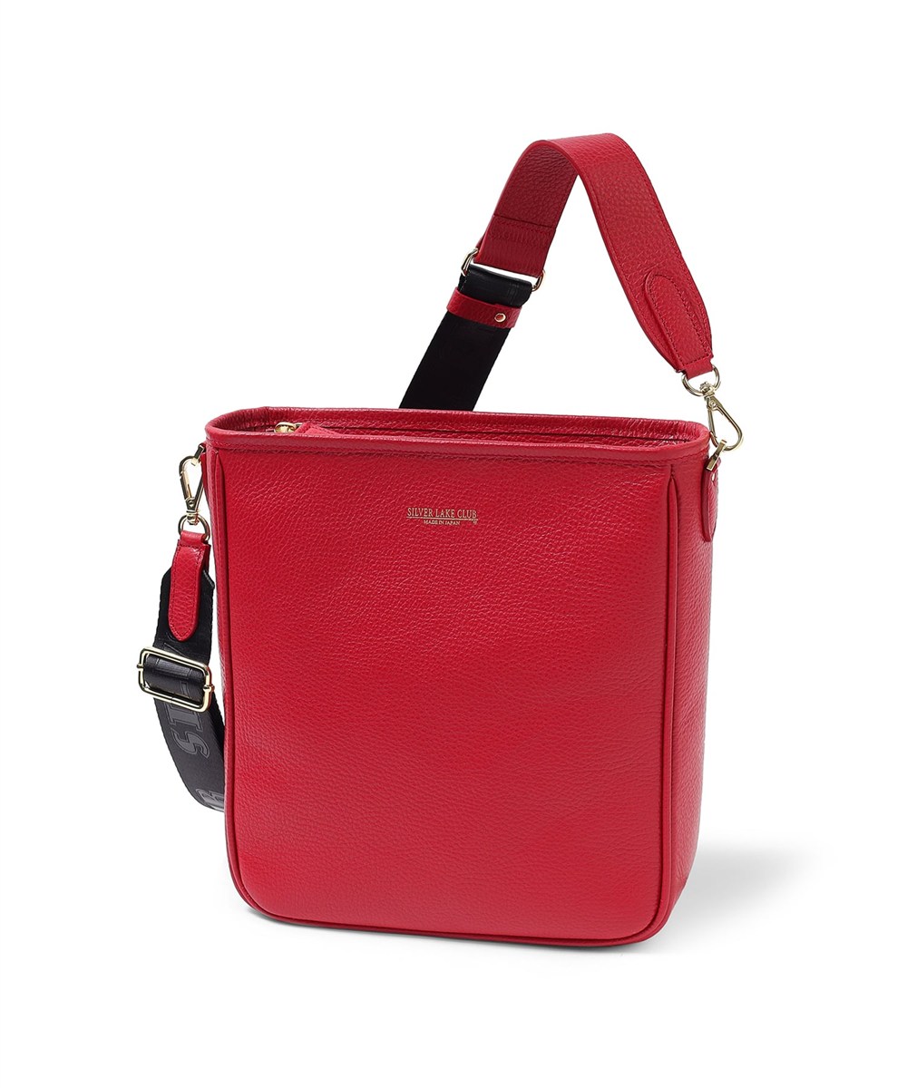 シルバーレイククラブ カールトン レザーショルダーバッグ