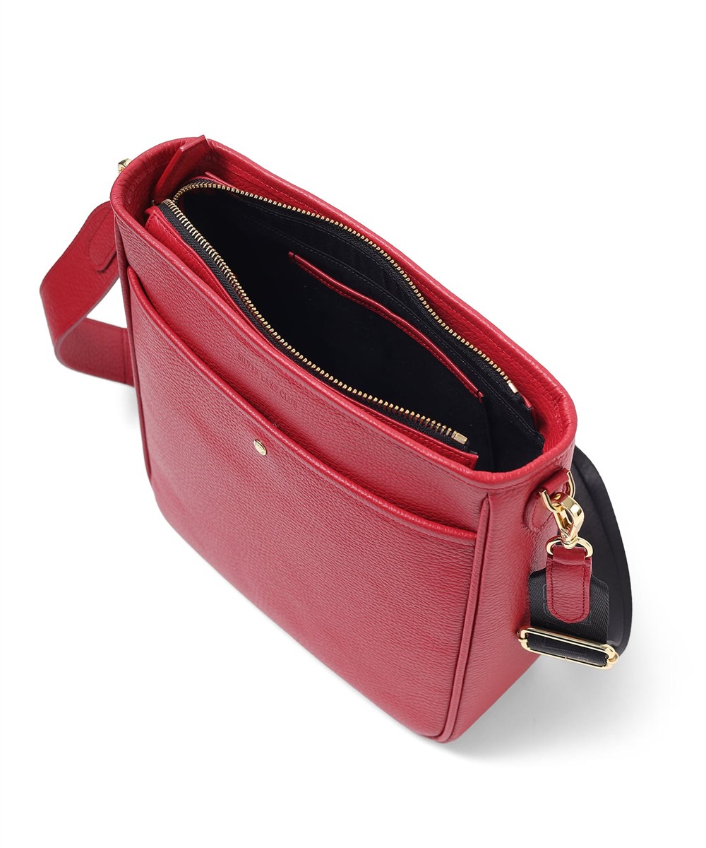 シルバーレイククラブ カールトン レザーショルダーバッグ