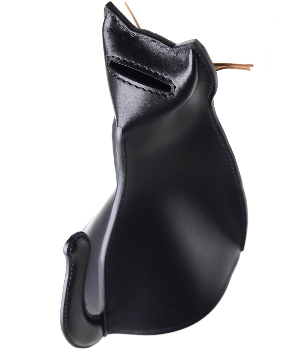 SO-ZACCA ねこの本革貯金箱 大