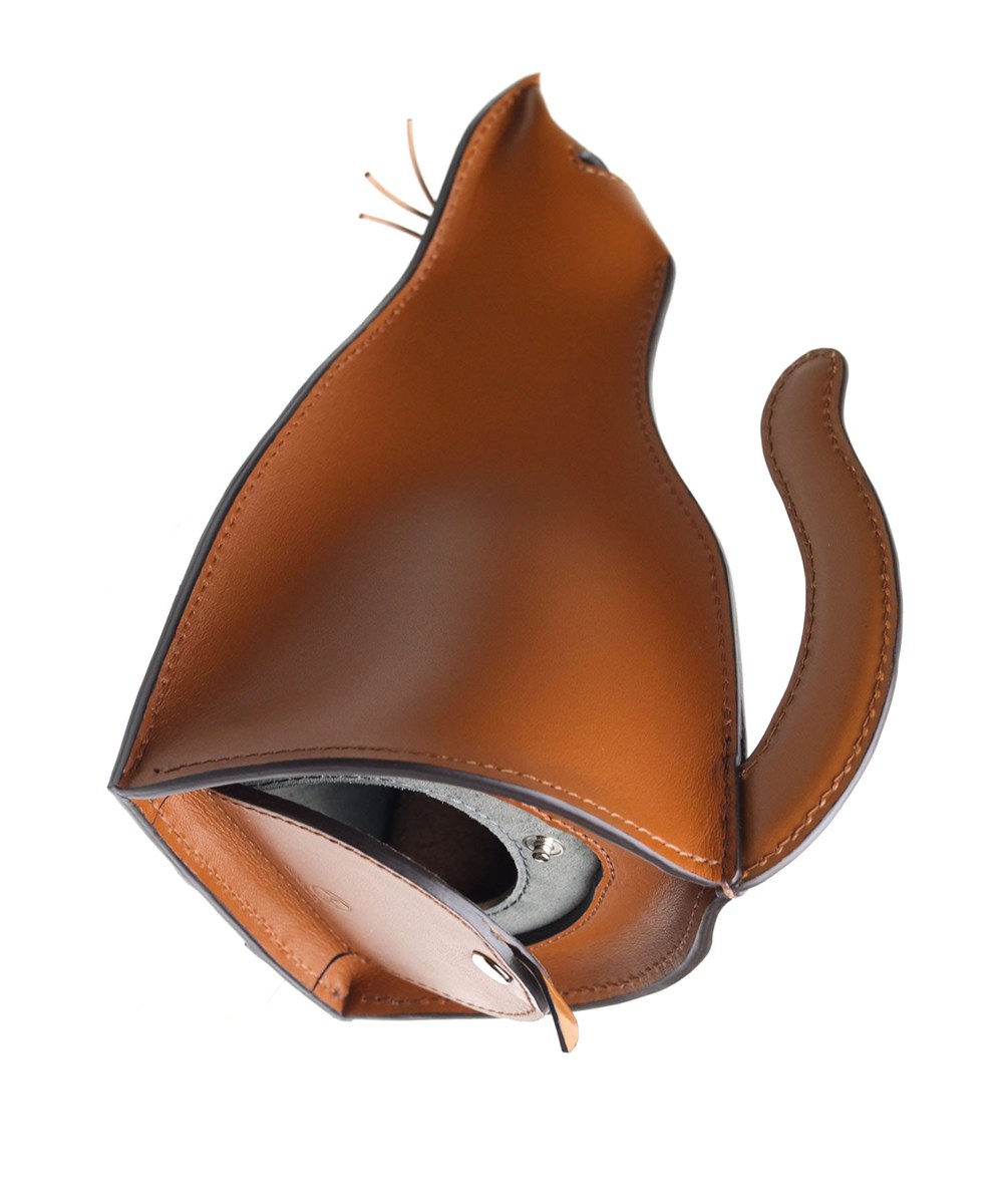 SO-ZACCA ねこの本革貯金箱 大