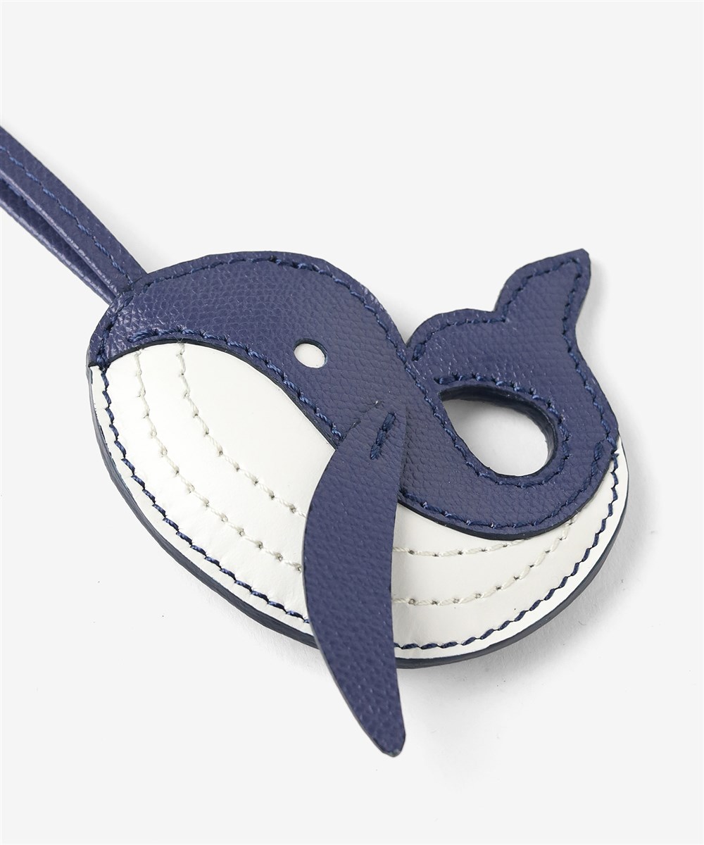 SO-ZACCA レザーアニマルチャーム クジラ