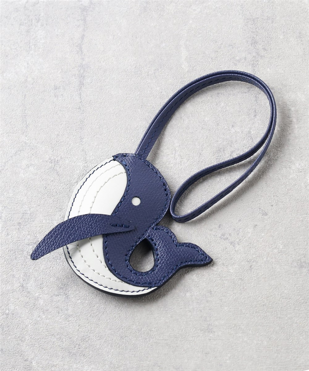 SO-ZACCA レザーアニマルチャーム クジラ