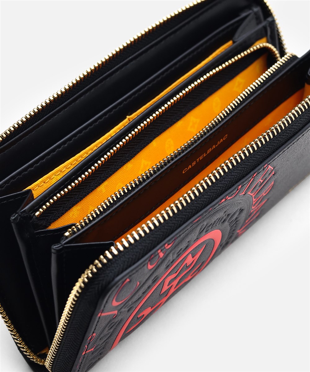 カステルバジャック コメット ラウンドファスナー長財布 カード段12