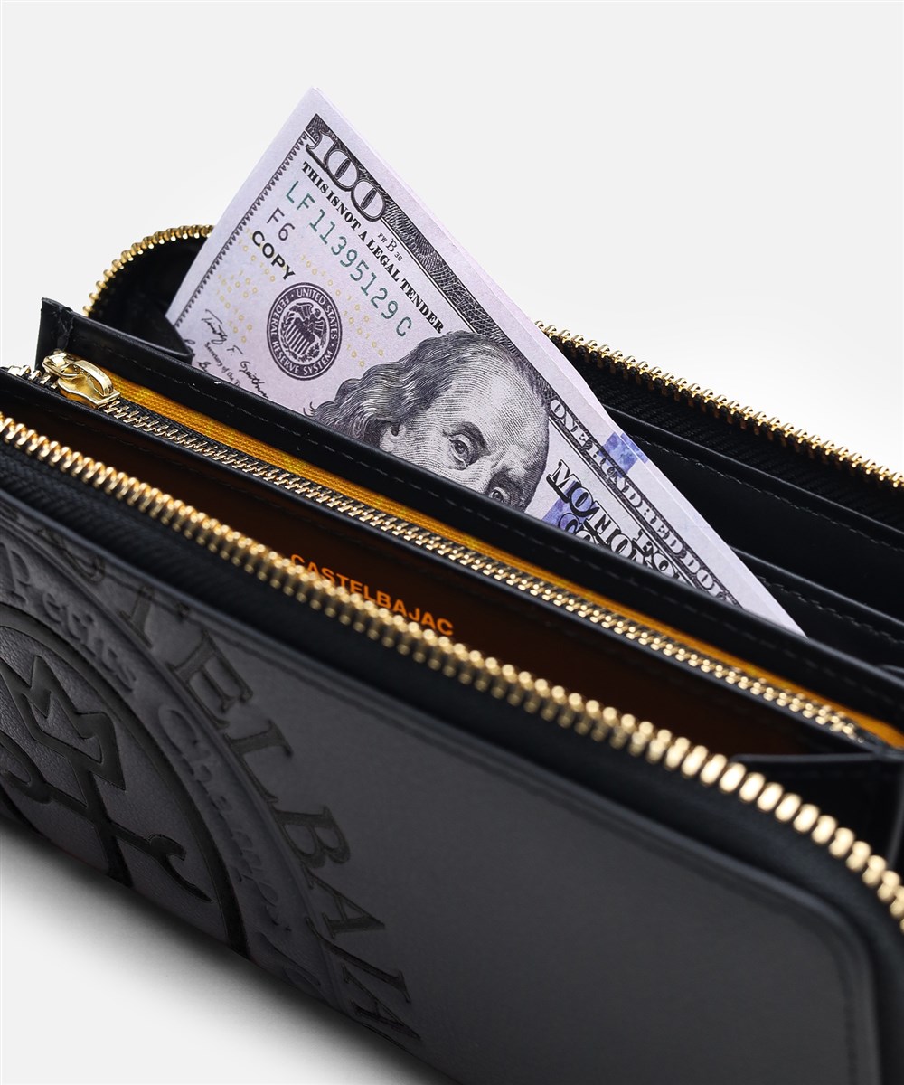 カステルバジャック コメット ラウンドファスナー長財布 カード段12