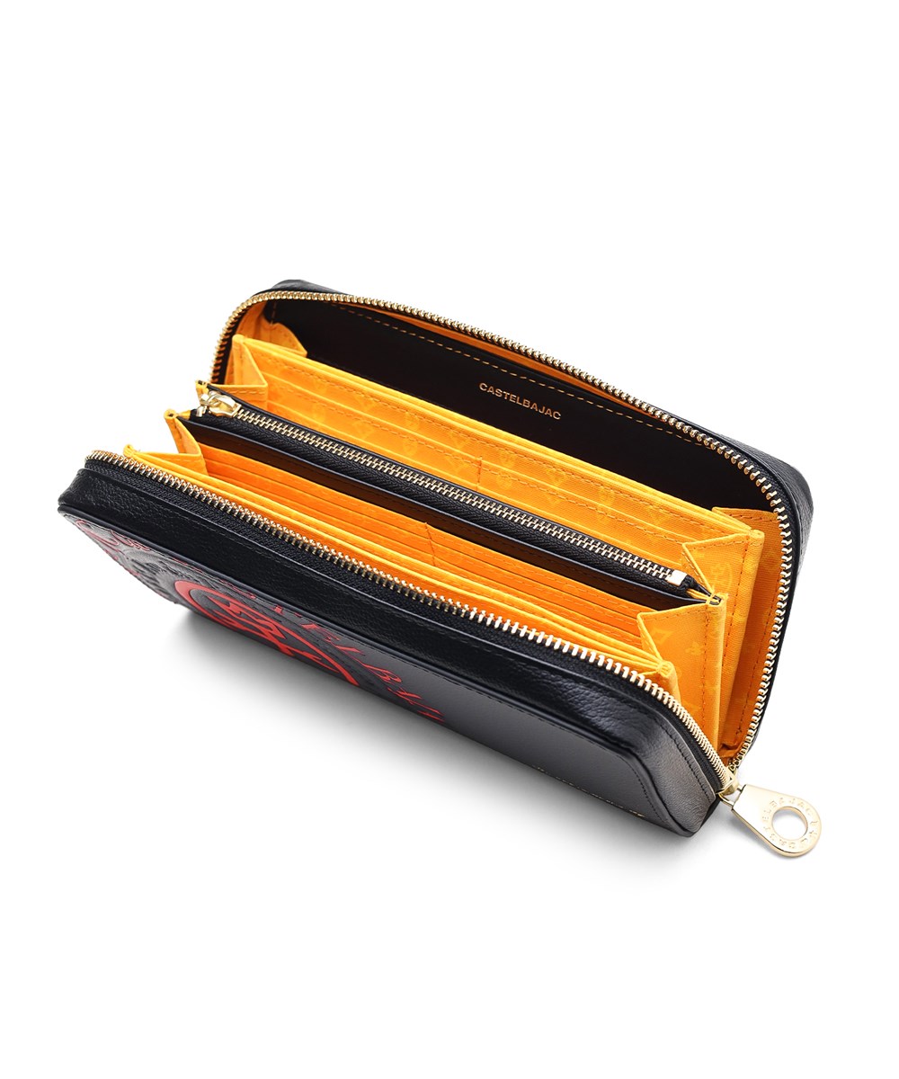 カステルバジャック コメット ラウンドファスナー長財布 カード段36