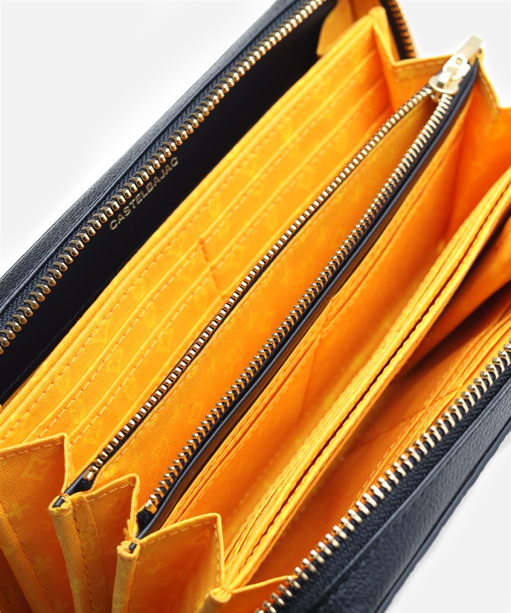 カステルバジャック コメット ラウンドファスナー長財布 カード段36