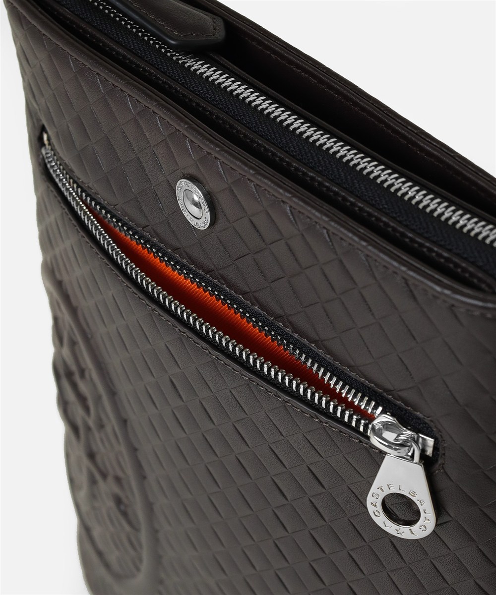 カステルバジャック ガルボ レザーショルダーバッグ B5